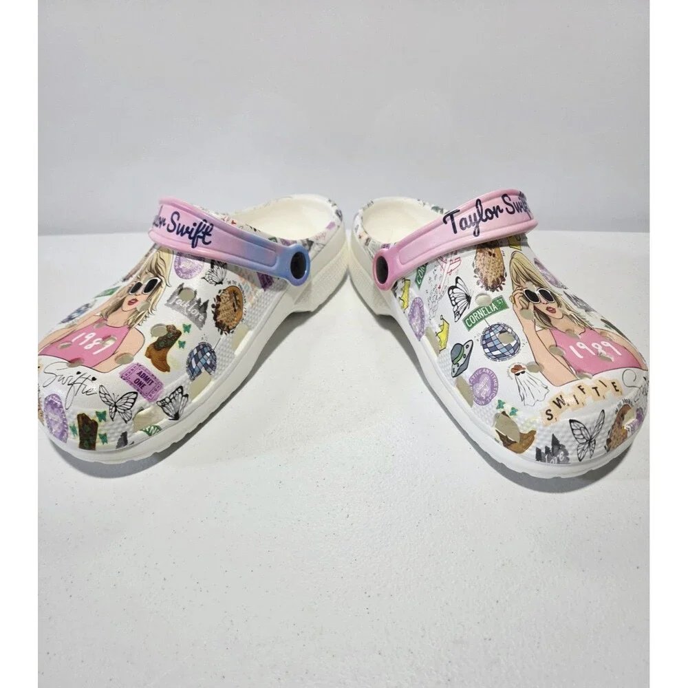 Taylor Swift 1989 Music Fans Swiftie Clog Shoes  EU 39/US 8.5